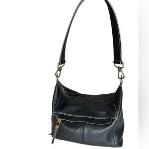The Sak Alameda Leather Hobo bag solid black